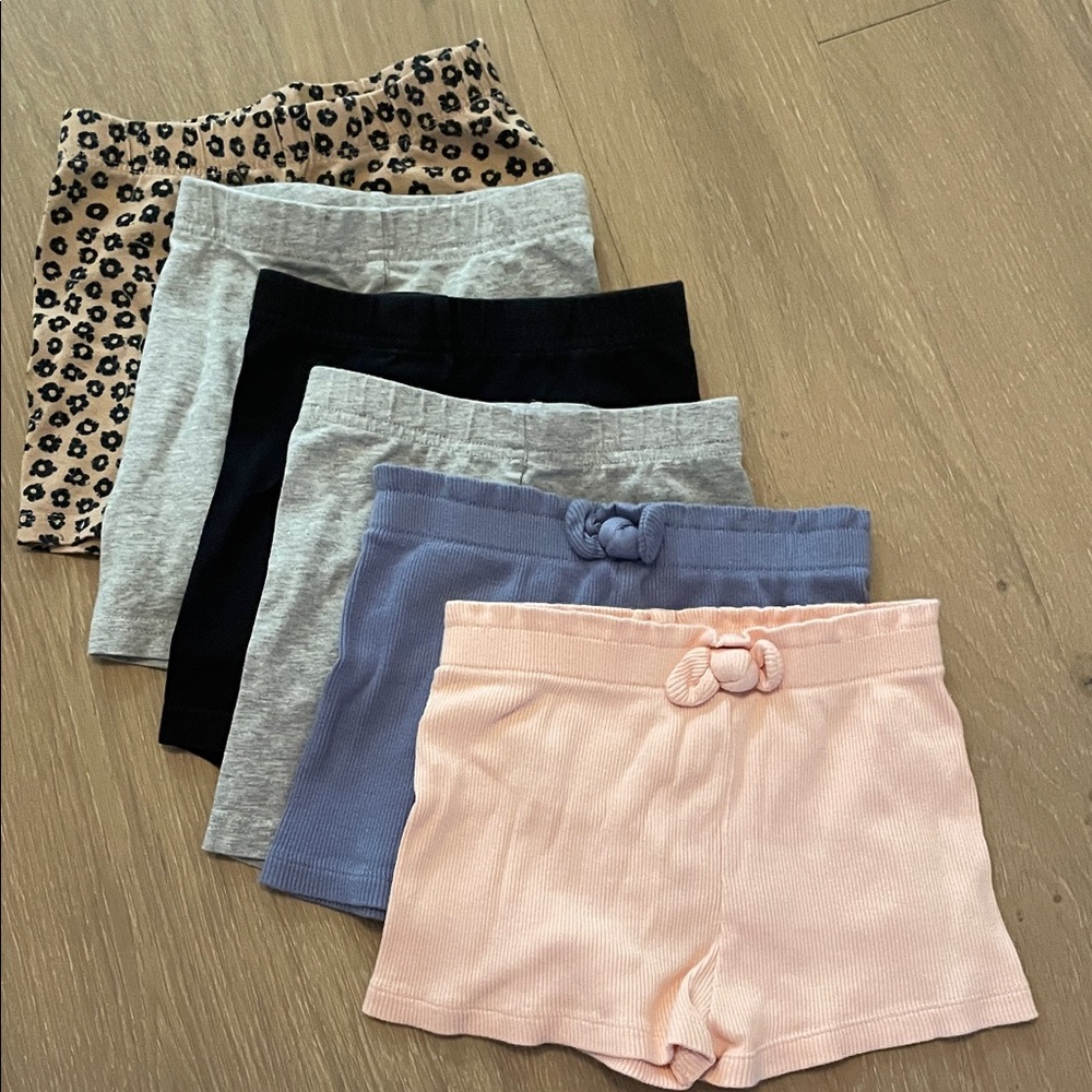 Kids Shorts Set - Nike Leopard, Black, Gray, Blue, Pink